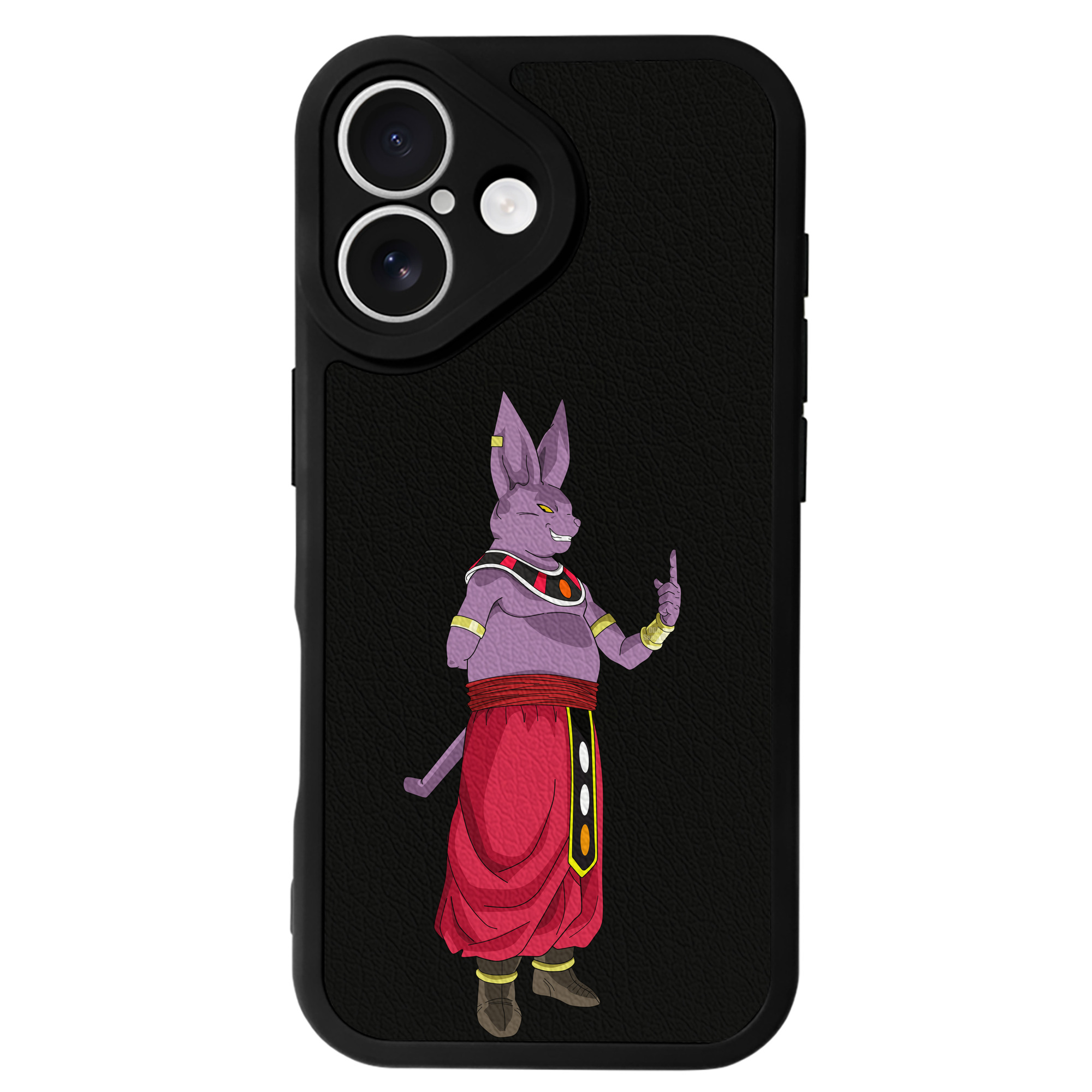 （画像用） ドラゴンボール シャンパ DRAGON BALL Champa 【iPhone 16シリーズ対応】シリコンスマホケース（レザー調） 材質：シリコン